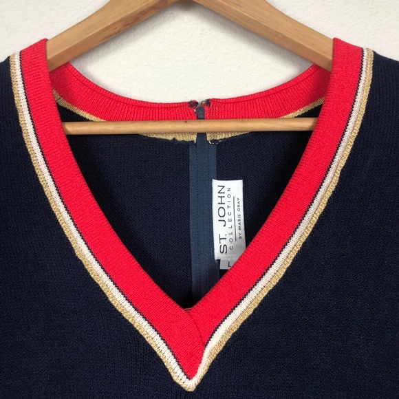 ST. JOHN | KNITTED SKIRT AND TOP SET 12 - Picture 5 of 8